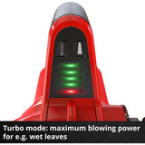 EINHELL Aspiratore per foglie professionale a batteria VENTURRO 36/240, 36 Volt (2x18V), Soffiafoglie / Soffiante rosso/Nero