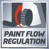 EINHELL Sistema di spruzzatura vernice TC-SY 600 S, Pistola a spruzzo rosso/Nero