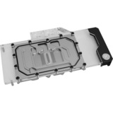 EKWB 3831109833063 parte e accessorio del sistema di raffreddamento del computer Blocco di acqua argento/trasparente, Blocco di acqua, Nichel, Plexiglass, Nero, Metallico, 231 mm, 124 mm, 20,5 mm