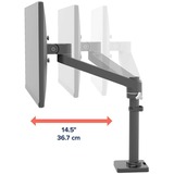 Ergotron NX Monitor Arm, Base per monitor Nero (opaco)