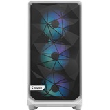 Fractal Design Meshify 2 RGB Bianco, Chassis Tower bianco, PC, Bianco, ATX, EATX, micro ATX, Mini-ITX, Acciaio, Vetro temperato, Multi, Ventole