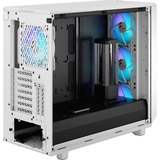 Fractal Design Meshify 2 RGB Bianco, Chassis Tower bianco, PC, Bianco, ATX, EATX, micro ATX, Mini-ITX, Acciaio, Vetro temperato, Multi, Ventole