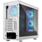 Fractal Design Meshify 2 RGB Bianco, Chassis Tower bianco, PC, Bianco, ATX, EATX, micro ATX, Mini-ITX, Acciaio, Vetro temperato, Multi, Ventole