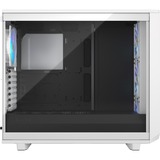 Fractal Design Meshify 2 RGB Bianco, Chassis Tower bianco, PC, Bianco, ATX, EATX, micro ATX, Mini-ITX, Acciaio, Vetro temperato, Multi, Ventole