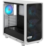 Fractal Design Meshify 2 RGB Bianco, Chassis Tower bianco, PC, Bianco, ATX, EATX, micro ATX, Mini-ITX, Acciaio, Vetro temperato, Multi, Ventole
