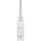 HOMEPILOT 10122345, Avvolgitore elettrico a cinghia bianco