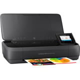 HP OfficeJet Mobile 250 Wireless All-in-One Colore Stampante, Fotocopiatrice, scanner, Stampante multifunzione Nero, Fotocopiatrice, scanner, Getto termico d'inchiostro, Stampa a colori, 4800 x 1200 DPI, Copia a colori, Scansione a colori, A2