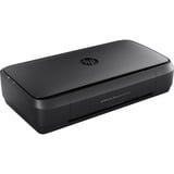 HP OfficeJet Stampante All-in-One portatile 250, Stampa, copia, scansione, ADF da 10 fogli, Stampante multifunzione Nero, Stampa, copia, scansione, ADF da 10 fogli, Getto termico d'inchiostro, Stampa a colori, 4800 x 1200 DPI, A4, Stampa diretta, Nero