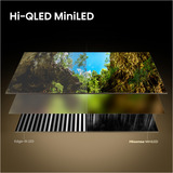 Hisense ULED 75E8S MiniLED, QLED TV Nero/grigio scuro