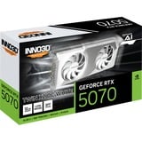 INNO3D I3D 12GB D7 RTX 5070 TWIN X2 OC white, Scheda grafica bianco