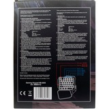 Inter-Tech KB-3035 tastiera USB QWERTY Nero, Keypad Nero, Mini, USB, QWERTY, LED RGB, Nero