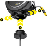 Kärcher Scatola per tubo HBX 4.20 Automatica, Avvolgitubo Nero/grigio