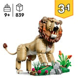 LEGO Creator 3-in-1 Animali selvaggi: Leone maestoso, Giochi di costruzione 