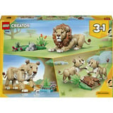 LEGO Creator 3-in-1 Animali selvaggi: Leone maestoso, Giochi di costruzione 