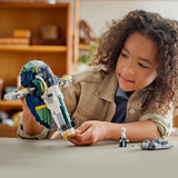 LEGO Star Wars 75433 Astronave di Jango Fett, Giocattolo con Ali che Ruotano e 3 Minifigure, Regalo per Bambini e Bambine 9+, Giochi di costruzione Giocattolo con Ali che Ruotano e 3 Minifigure, Regalo per Bambini e Bambine 9+, Set da costruzione, 9 anno/i, Plastica, 707 pz, 877 g