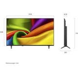 LG 50NU800B6LC.AEEQ, Televisore LED Nero