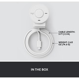Logitech Brio 300, Webcam bianco
