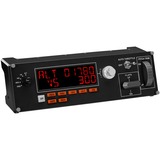 Logitech Flight Multi Panel Nero USB 2.0 Simulazione di Volo Analogico/Digitale PC, Quadro portastrumenti Nero, Simulazione di Volo, PC, Analogico/Digitale, Cablato, USB 2.0, Nero