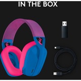 Logitech G435 LIGHTSPEED, Cuffia da gioco blu
