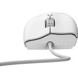 NZXT MS-001NW-02, Mouse da gioco bianco