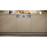 Neff S145HTS04E lavastoviglie A scomparsa parziale 13 coperti acciaio inox satinato, A scomparsa parziale, Dimensione massima (60 cm), Acciaio inox, Pulsanti, 1,75 m, 1,65 m