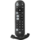 One for all Zapper + telecomando IR Wireless Audio, Cavo, DVD/Blu-ray, DVDR-HDD, DVR, Sistema Home cinema, SAT, TV, Set-top box TV, Web TV Pulsanti Nero, Audio, Cavo, DVD/Blu-ray, DVDR-HDD, DVR, Sistema Home cinema, SAT, TV, Set-top box TV, Web TV, IR Wireless, Pulsanti, Nero