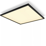 Philips Hue Hue White Ambiance Aurelle lampada a pannello quadrata, Luce LED Nero