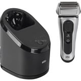 Procter & Gamble Series 8 8567cc Rasoio Trimmer Nero, Argento argento/Nero, Rasoio, Nero, Argento, Batteria, Batteria integrata, 60 min, 1 h