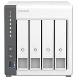 QNAP TS-433 NAS Tower ARM Cortex-A55 4 GB 0 TB QNAP QTS Bianco NAS, Tower, ARM, Cortex-A55, 4 GB, 0 TB