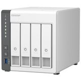 QNAP TS-433 NAS Tower ARM Cortex-A55 4 GB 0 TB QNAP QTS Bianco NAS, Tower, ARM, Cortex-A55, 4 GB, 0 TB