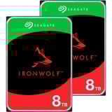 Seagate IronWolf NAS 2 x 8 TB Bundle, Hard-disk 