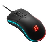 Sharkoon Skiller SGM2 mouse Mano destra USB tipo A Ottico 6400 DPI Nero, Mano destra, Ottico, USB tipo A, 6400 DPI, Nero