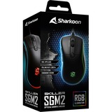 Sharkoon Skiller SGM2 mouse Mano destra USB tipo A Ottico 6400 DPI Nero, Mano destra, Ottico, USB tipo A, 6400 DPI, Nero