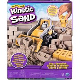 Spin Master Kinetic Sand, Set Cantiere con Veicolo da Lavoro, 454Gr di Sabbia, dai 3 Anni - 6044178, Gioco di sabbia Kinetic Sand , Set Cantiere con Veicolo da Lavoro, 454Gr di Sabbia, dai 3 Anni - 6044178, Sabbia cinetica per bambini, 3 anno/i, Plastica, Beige