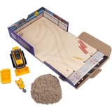 Spin Master Kinetic Sand, Set Cantiere con Veicolo da Lavoro, 454Gr di Sabbia, dai 3 Anni - 6044178, Gioco di sabbia Kinetic Sand , Set Cantiere con Veicolo da Lavoro, 454Gr di Sabbia, dai 3 Anni - 6044178, Sabbia cinetica per bambini, 3 anno/i, Plastica, Beige