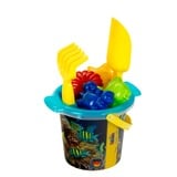 Theo Klein Secchio di sabbia AquaAction Coral Reef (1 litro) con accessori, Playset giardino 