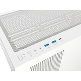 Thermaltake CA-1Y7-00M6WN-WS, Chassis Tower bianco/legno