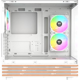 Thermaltake CA-1Y7-00M6WN-WS, Chassis Tower bianco/legno