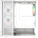 Thermaltake CA-1Y7-00M6WN-WS, Chassis Tower bianco/legno