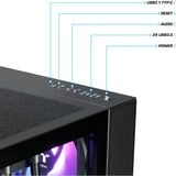 Thermaltake FTW RTX 5070 Ti Black, PC Gaming Nero/trasparente