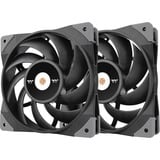 Thermaltake TOUGHFAN 12 Case per computer Ventilatore 12 cm Nero 2 pz Nero, Ventilatore, 12 cm, 500 Giri/min, 2000 Giri/min, 22,3 dB, 58,35 pdc/min