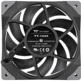 Thermaltake TOUGHFAN 12 Case per computer Ventilatore 12 cm Nero 2 pz Nero, Ventilatore, 12 cm, 500 Giri/min, 2000 Giri/min, 22,3 dB, 58,35 pdc/min