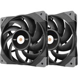 Thermaltake TOUGHFAN 12 Case per computer Ventilatore 12 cm Nero 2 pz, Ventola Nero, Ventilatore, 12 cm, 500 Giri/min, 2000 Giri/min, 22,3 dB, 58,35 pdc/min