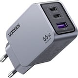 UGREEN 25871 Caricabatterie per dispositivi mobili Universale Grigio AC Ricarica rapida Interno Interno, AC, Grigio