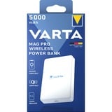 VARTA Powerbank wireless Mag Pro, 5.000mAh bianco