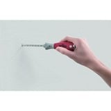Wiha Set di punzoni per fori per tasselli SoftFinish, Cacciavite rosso/grigio