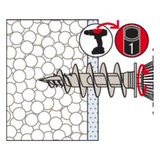 fischer FID II, 570347, Tassello bianco
