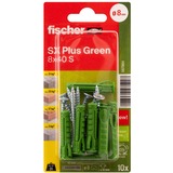 fischer Tassello SX Plus Green 8x40 S K verde