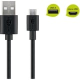 goobay 46800 cavo USB 1 m USB 2.0 USB A USB B Nero Nero, 1 m, USB A, USB B, USB 2.0, 480 Mbit/s, Nero