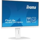 iiyama ProLite XUB2797QSU-W2 Monitor PC 68,6 cm (27") 2560 x 1440 Pixel Quad HD LED Bianco, Monitor LED bianco (matto), 68,6 cm (27"), 2560 x 1440 Pixel, Quad HD, LED, 1 ms, Bianco